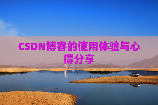 CSDN博客的使用体验与心得分享